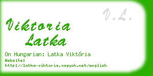 viktoria latka business card